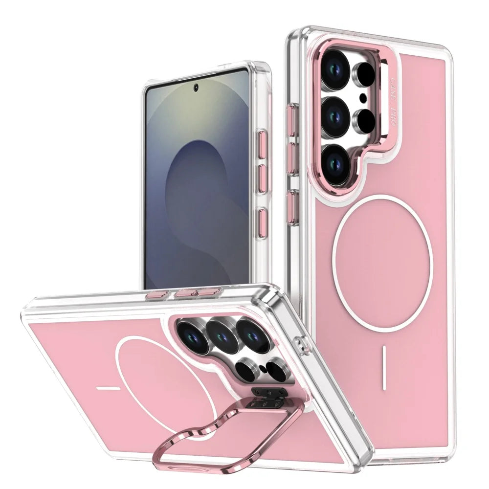 Invisible Lens Frame Holder Magnetic Case for Samsung