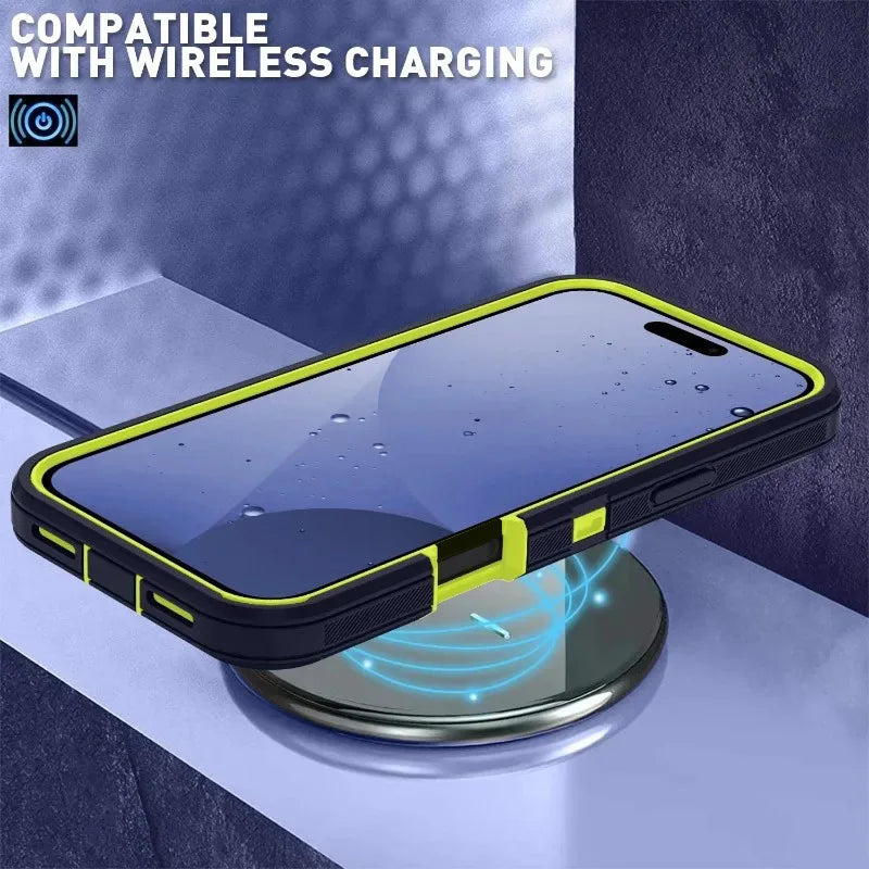 Rugged Anti-Drop Hard Magnetic Case For IPhone