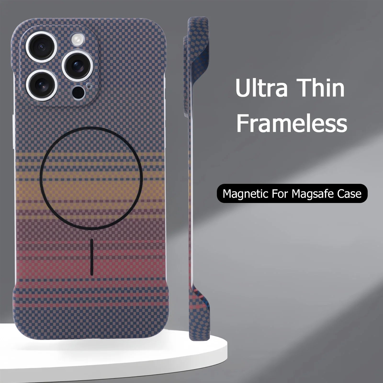 Magsafe Magnetic Ultra Thin Frameless Hard Case For iPhone