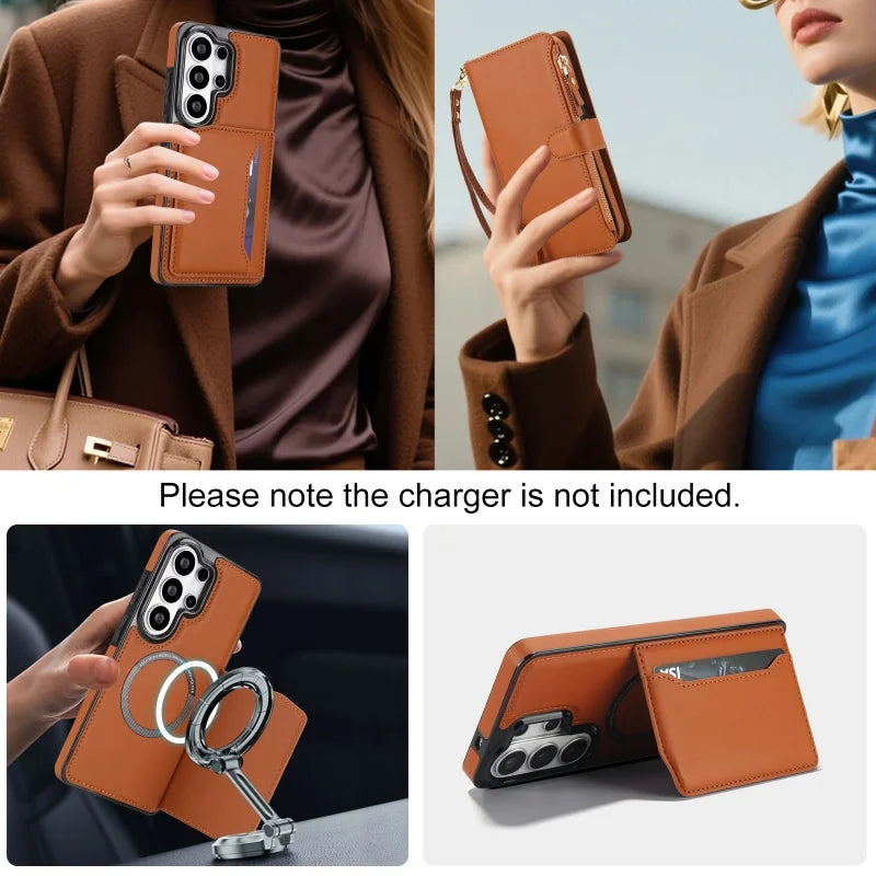 RFID Multifunctional Crossbody Magnetic Case for Samsung