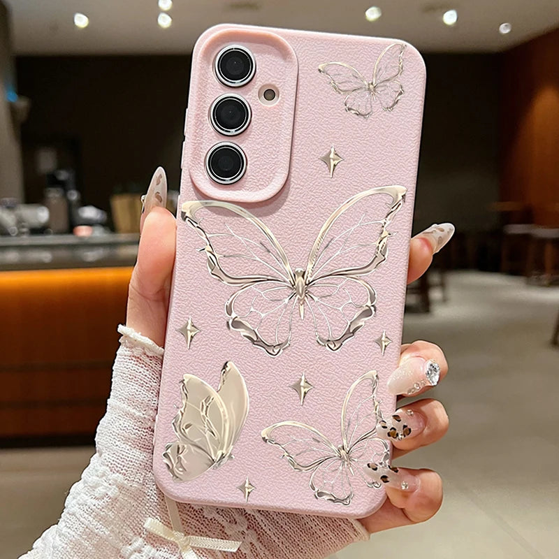 Golden Butterfly Case For Samsung