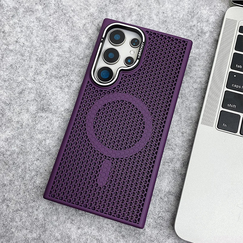 Heat dissipation MagSafe magnetic case For Samsung