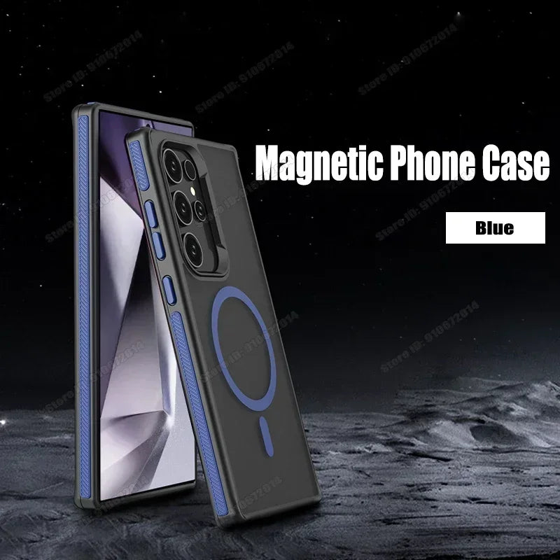 Magsafe Magnetic Matte Translucent Case For Samsung