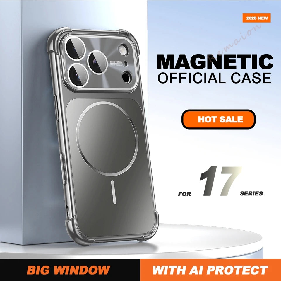 Luxury Magsafe Shockproof Magnetic Case For iPhone