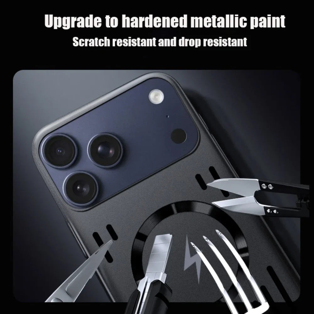 Magsafe Hard Metal Heat Dissipation Magnetic Case for IPhone