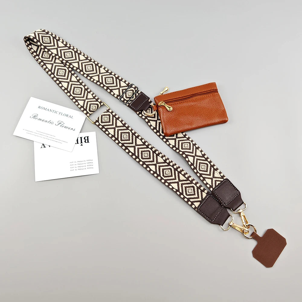 Adjustable Crossbody Mobile Phone Lanyard Strap