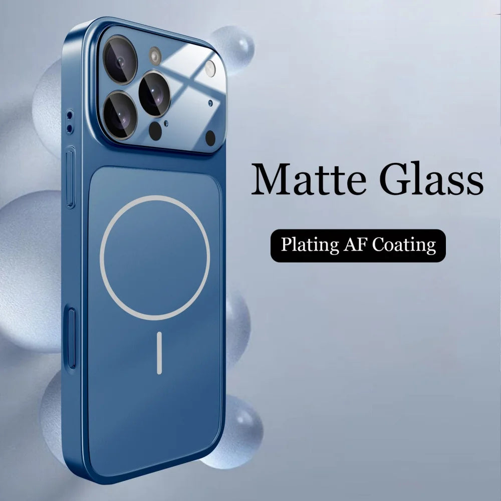 Magsafe Original Glass Nano Matte Case For iPhone