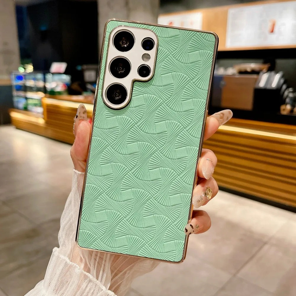 Retro Leather Shockproof Case For Samsung