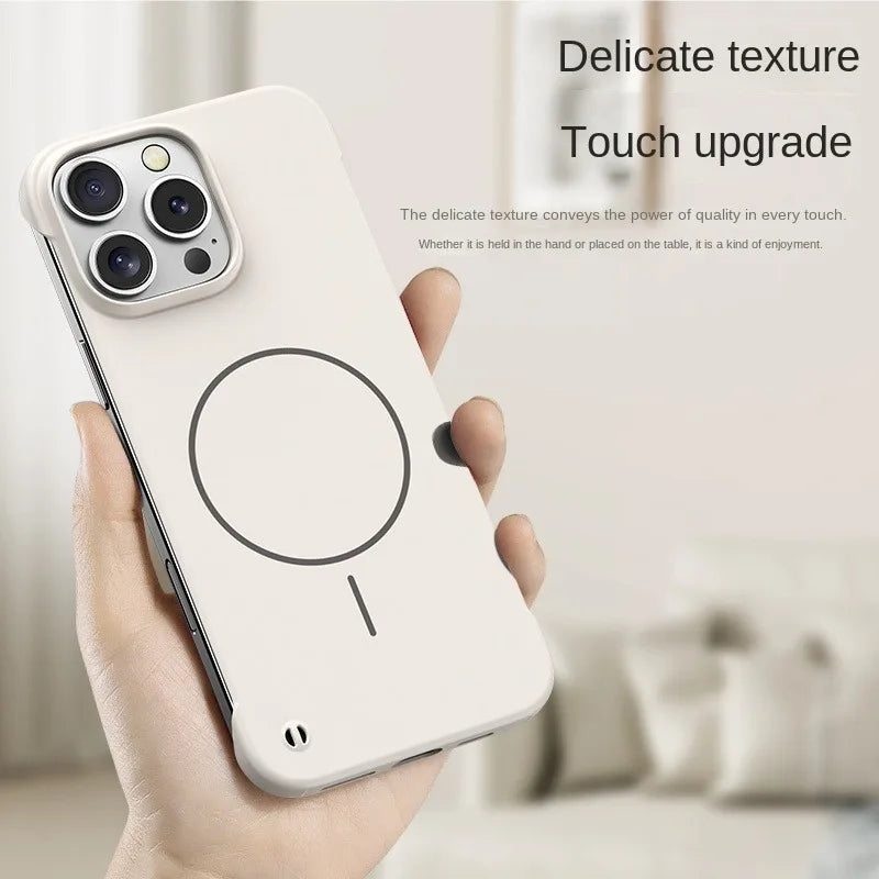 Ultra-thin Frameless Cooling Magnetic Case For iPhone