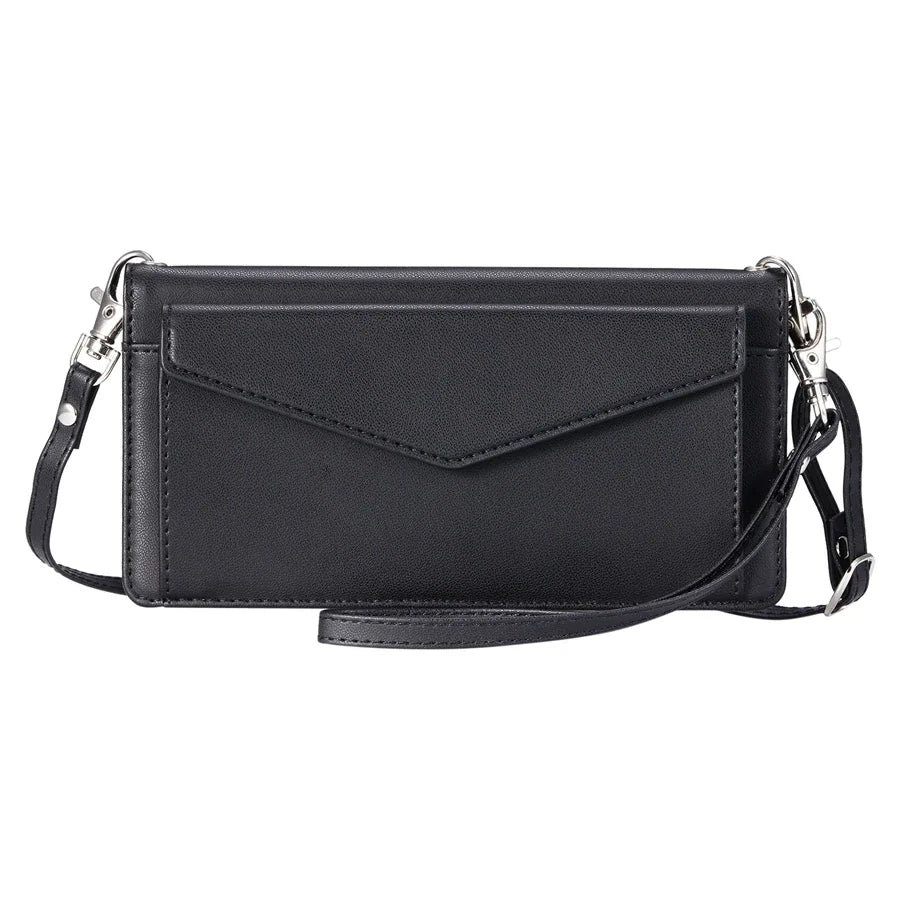 Lanyard Flip Dual Layer Card Slots Wallet Case for iPhone