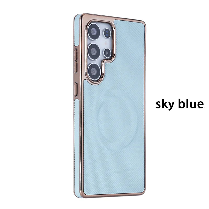 New Business Metal Shockproof Magsafe Case for Samsung