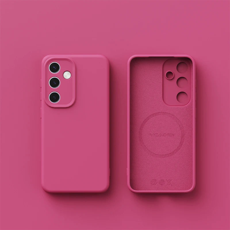 Magsafe Magnetic Liquid Silicone Case For Samsung