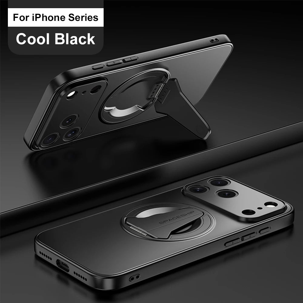 Luxury Folding Stand Magsafe Magnetic Case For iPhone