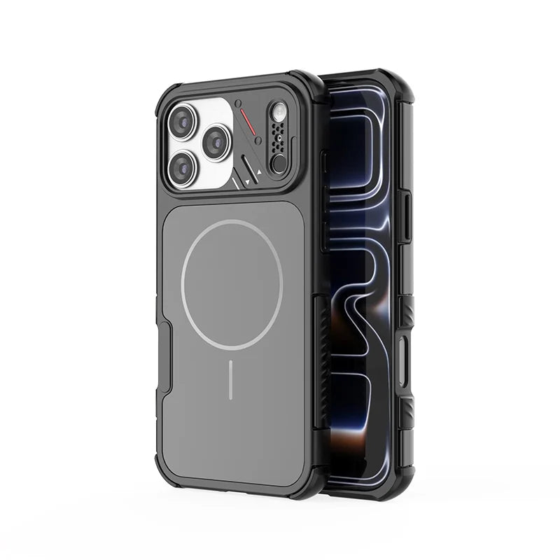Magnetic Wireless Charging Shockproof Matte Case for IPhone