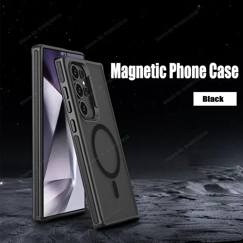 Magsafe Magnetic Matte Translucent Case For Samsung