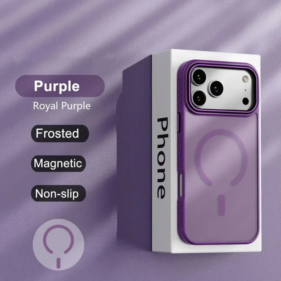 Magsafe Magnetic Matte Transparent Case For iPhone