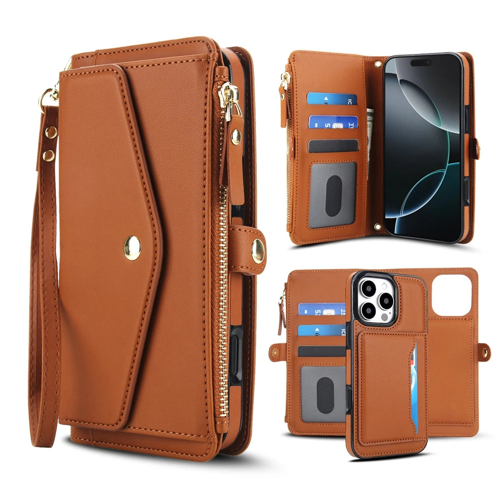 Magsafe 2 in 1 Lanyard Wallet Case for iPhone