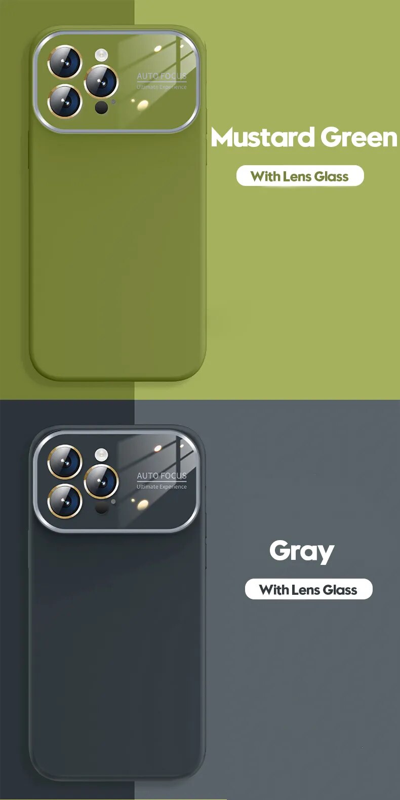 Square Liquid Silicone Case for iPhone