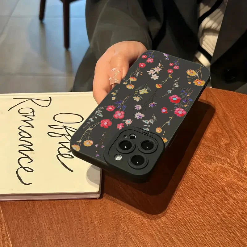 Summer Minimalist Fresh Style Silicone Case For iPhone