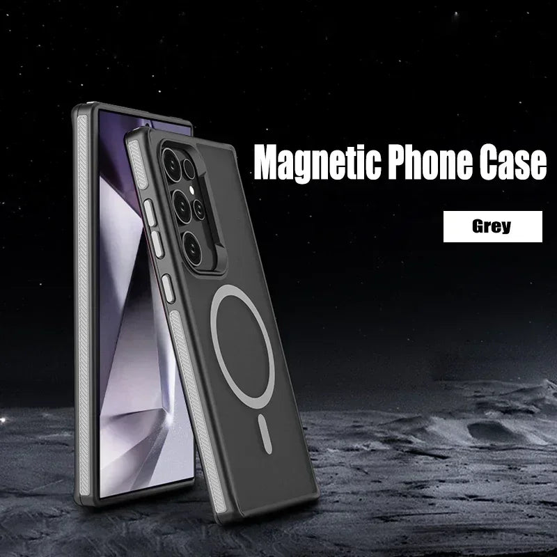 Magsafe Magnetic Matte Translucent Case For Samsung