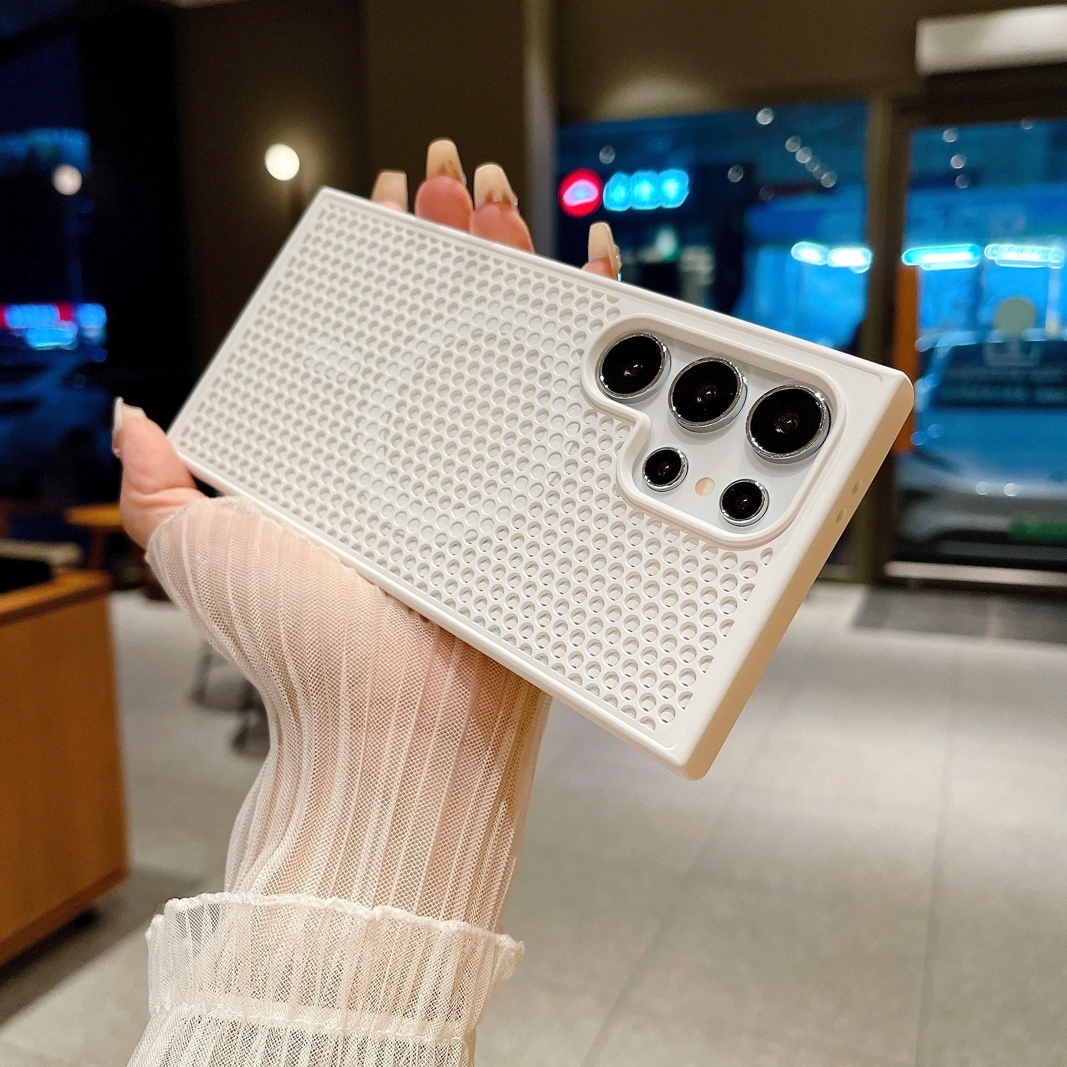 Heat Dissipation Honeycomb Magnetic Case For Samsung