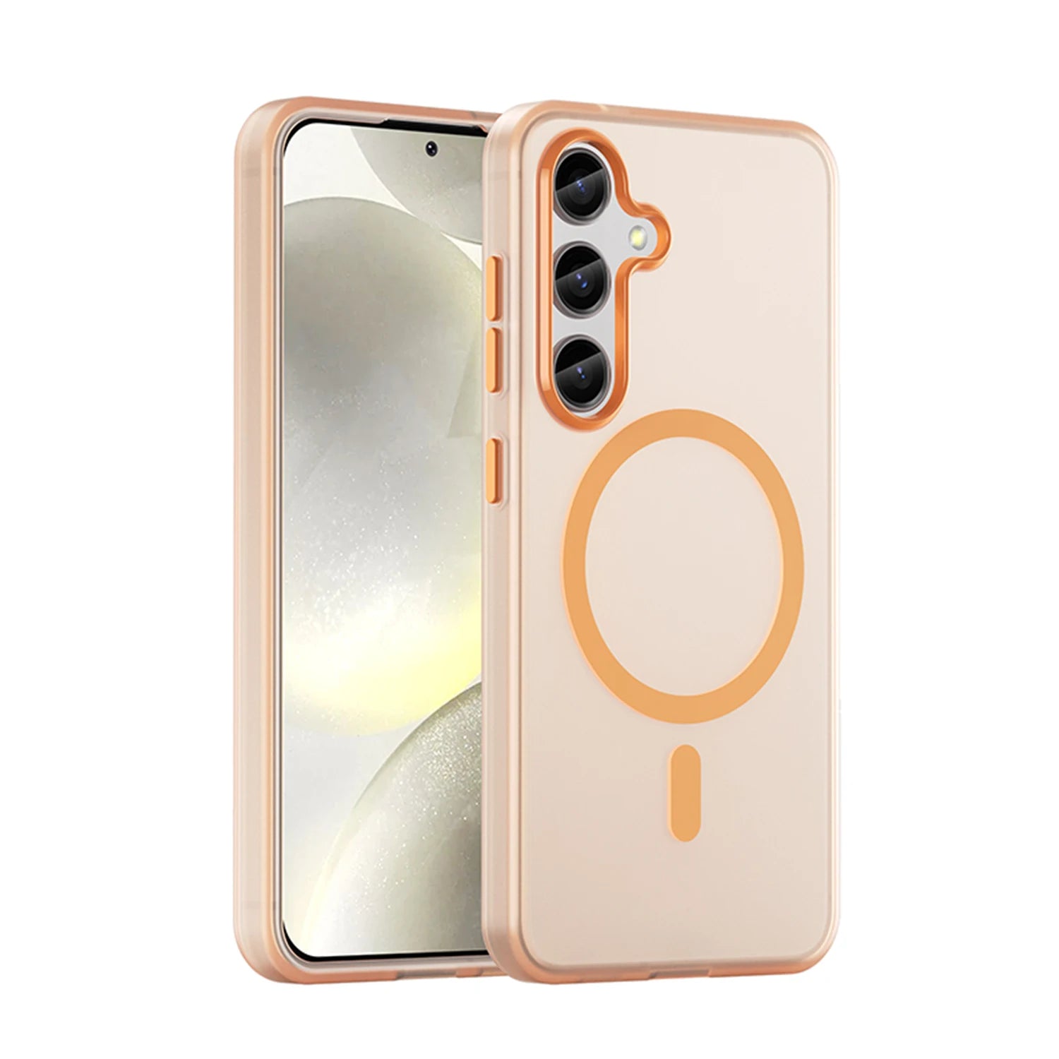 Magsafe Magnetic frosted semi-transparent mobile Case For Samsung