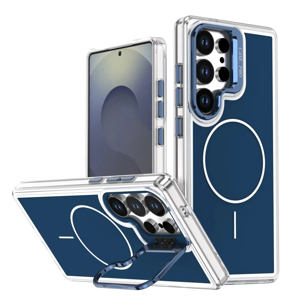 Invisible Lens Frame Holder Magnetic Case for Samsung