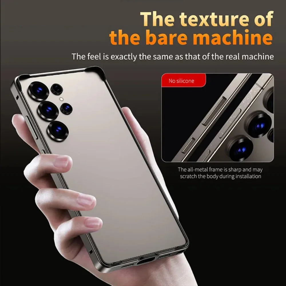 Aluminum Metal Frame Heat Dissipation Lightweight Case For Samsung