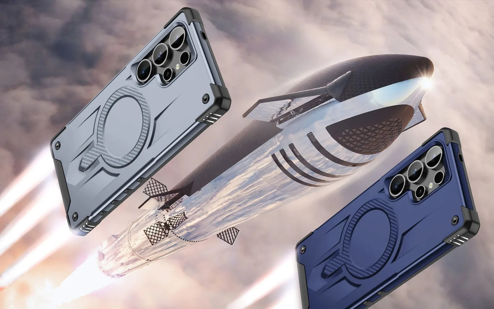 The classic two-in-one armored shockproof case for Samsung