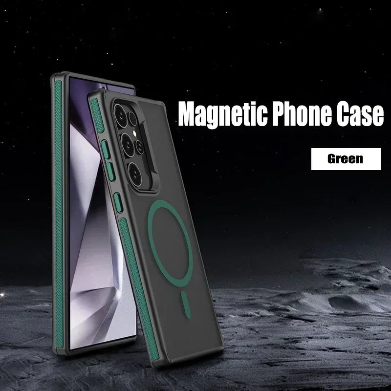 Magsafe Magnetic Matte Translucent Case For Samsung