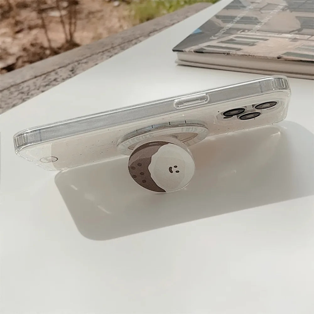 Coconut magnetic stand holder phone case for iphone