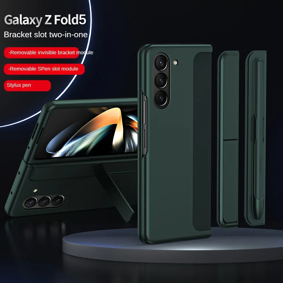 Skin Friendly Matte with Removable Pen Slot Case For Samsung