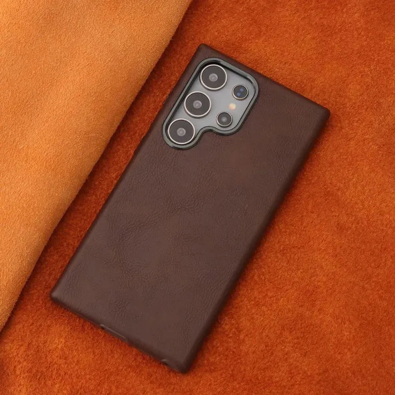 Magsafe Magnetic Business Slim Shockproof Leather Case For Samsung