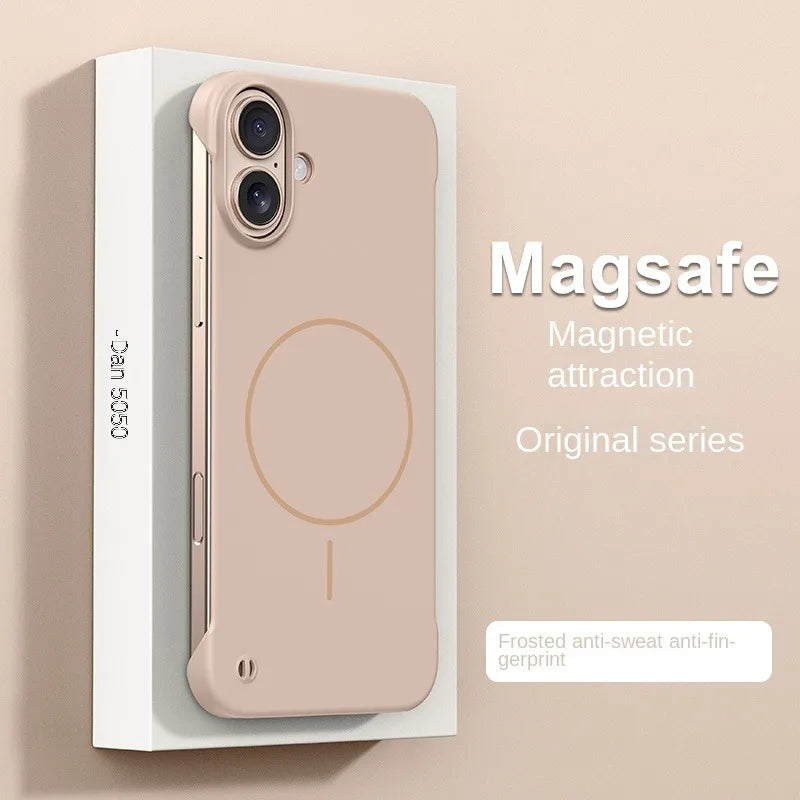Ultra-thin Frameless Cooling Magnetic Case For iPhone