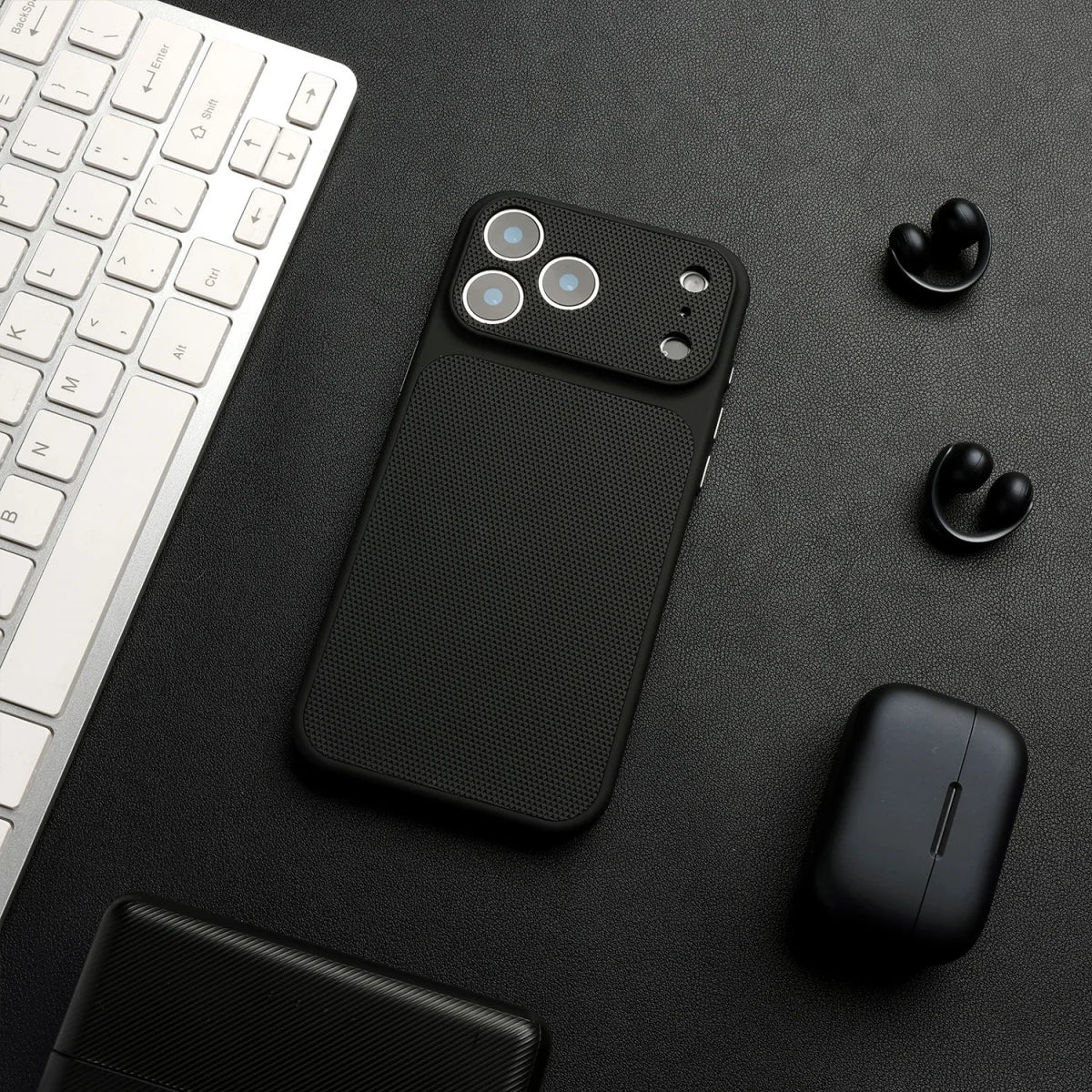 Diamond Texture Shockproof Case For iPhone