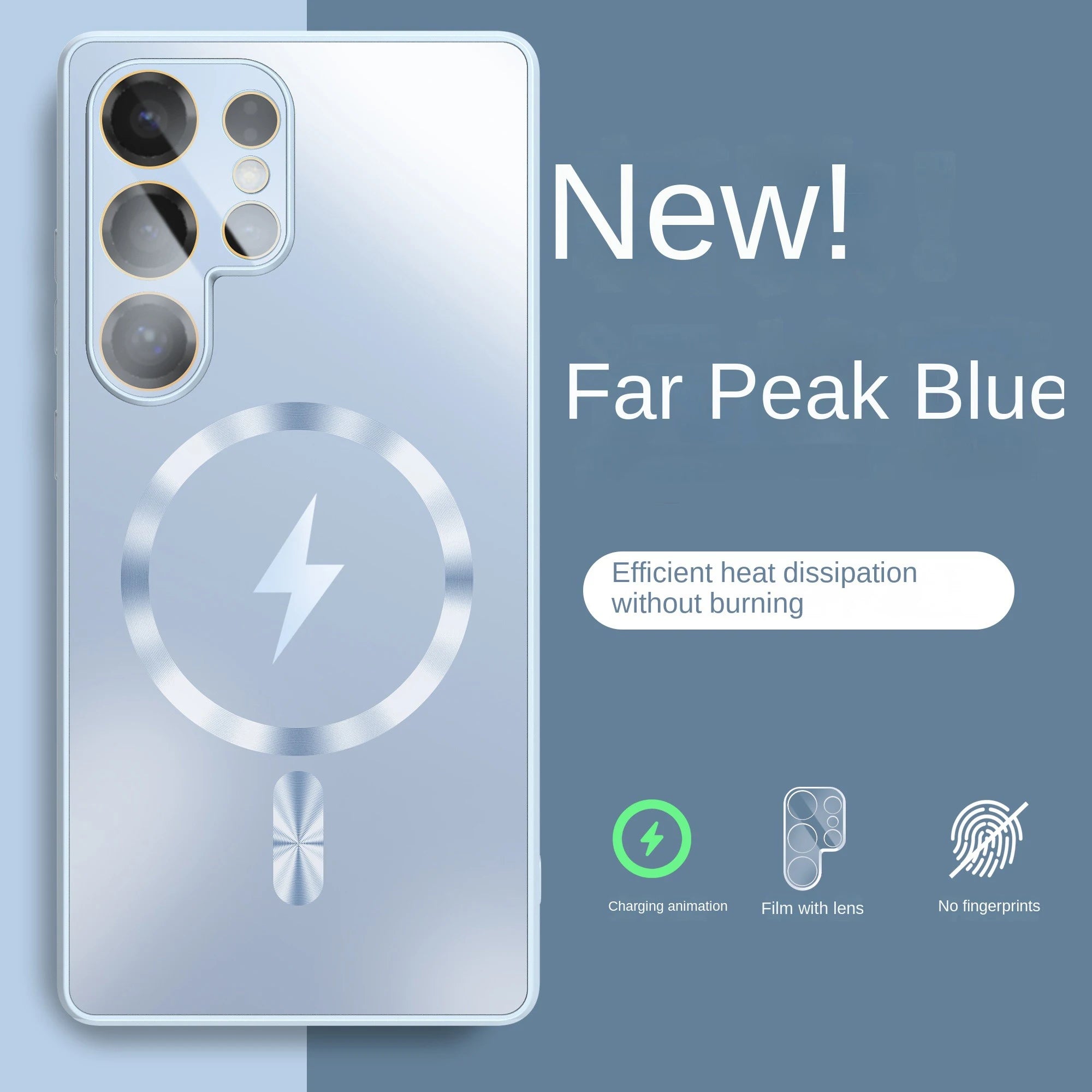 Magsafe Magnetic Ultra-thin AG Matte Case For Samsung