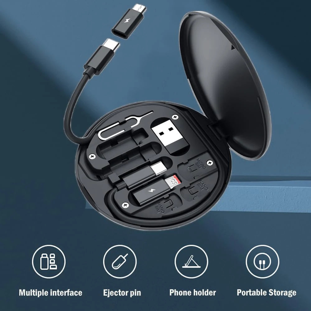 USB Type C To USB C Micro Lightning Fast Charging Cable 60W Multifunction Data Cable Adapter For iPhone Samsung