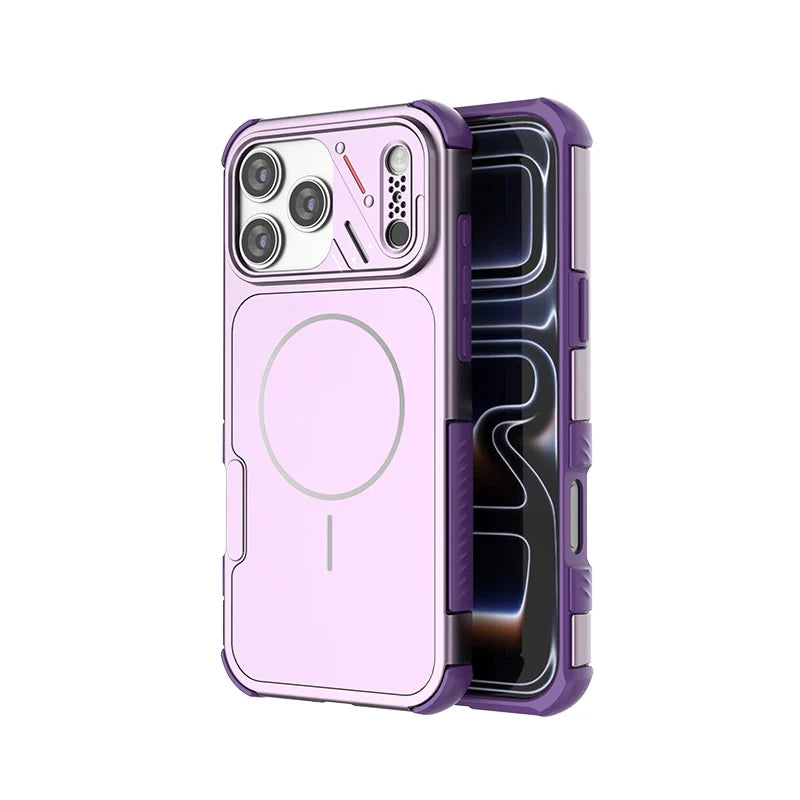 Magnetic Wireless Charging Shockproof Matte Case for IPhone