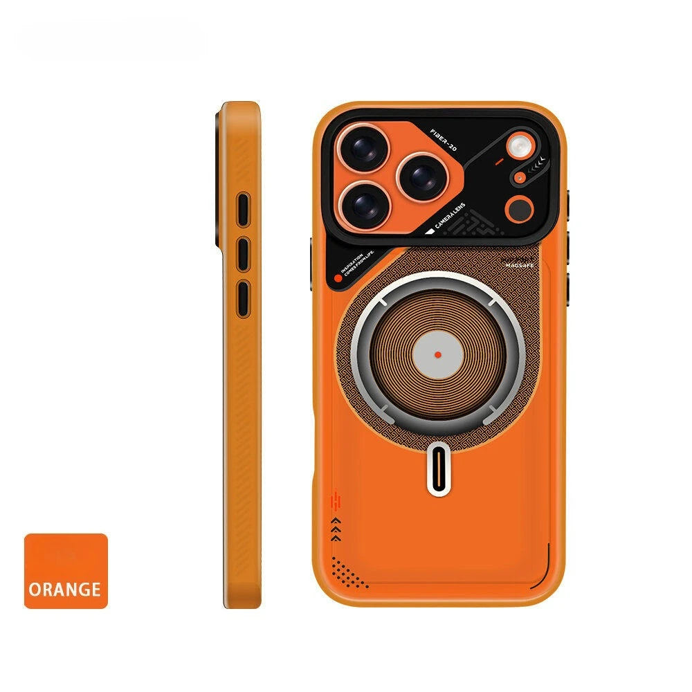 Luxury new mechanical style magnetic case For iPhone