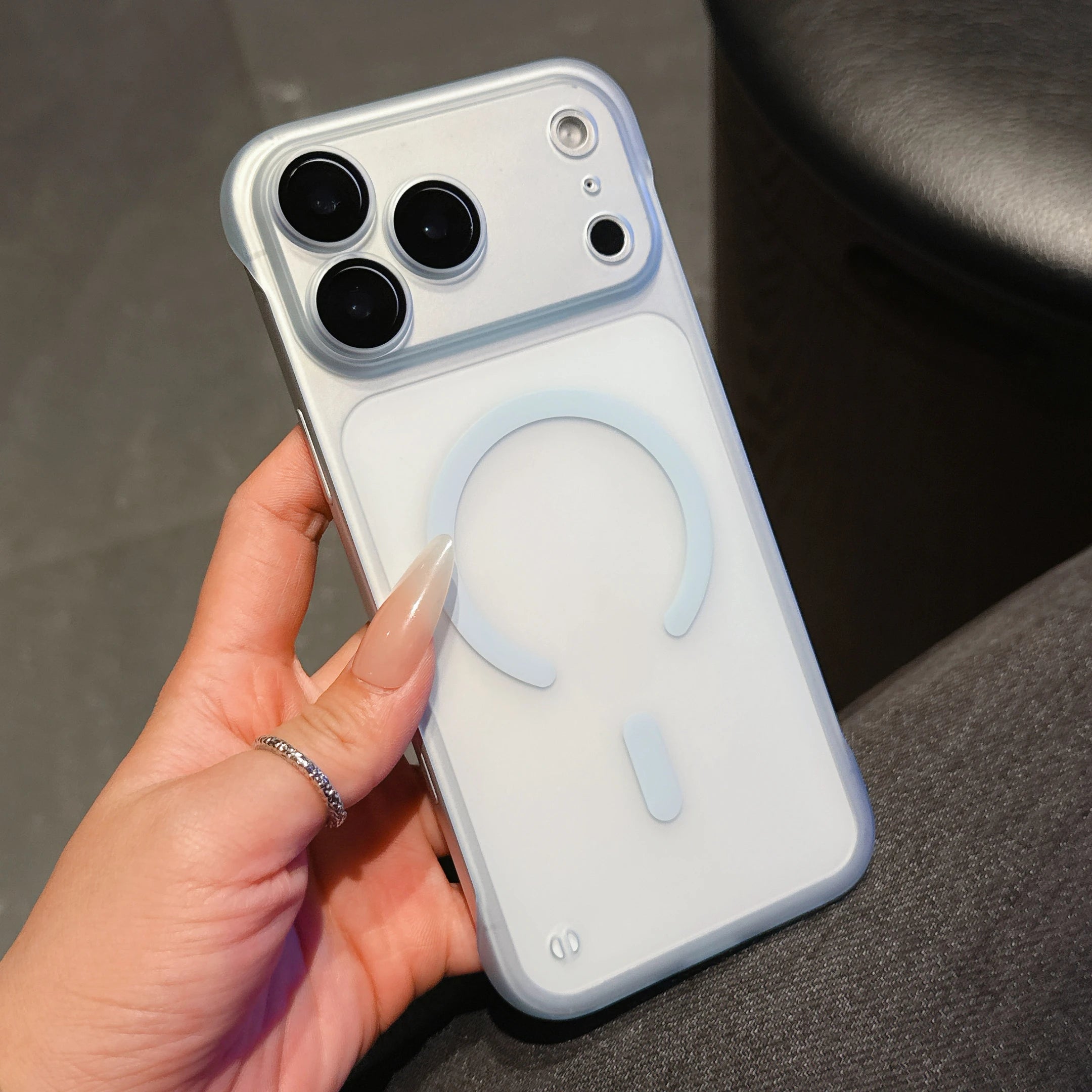 Frameless Ultra Thin Matte Translucent Case for iPhone