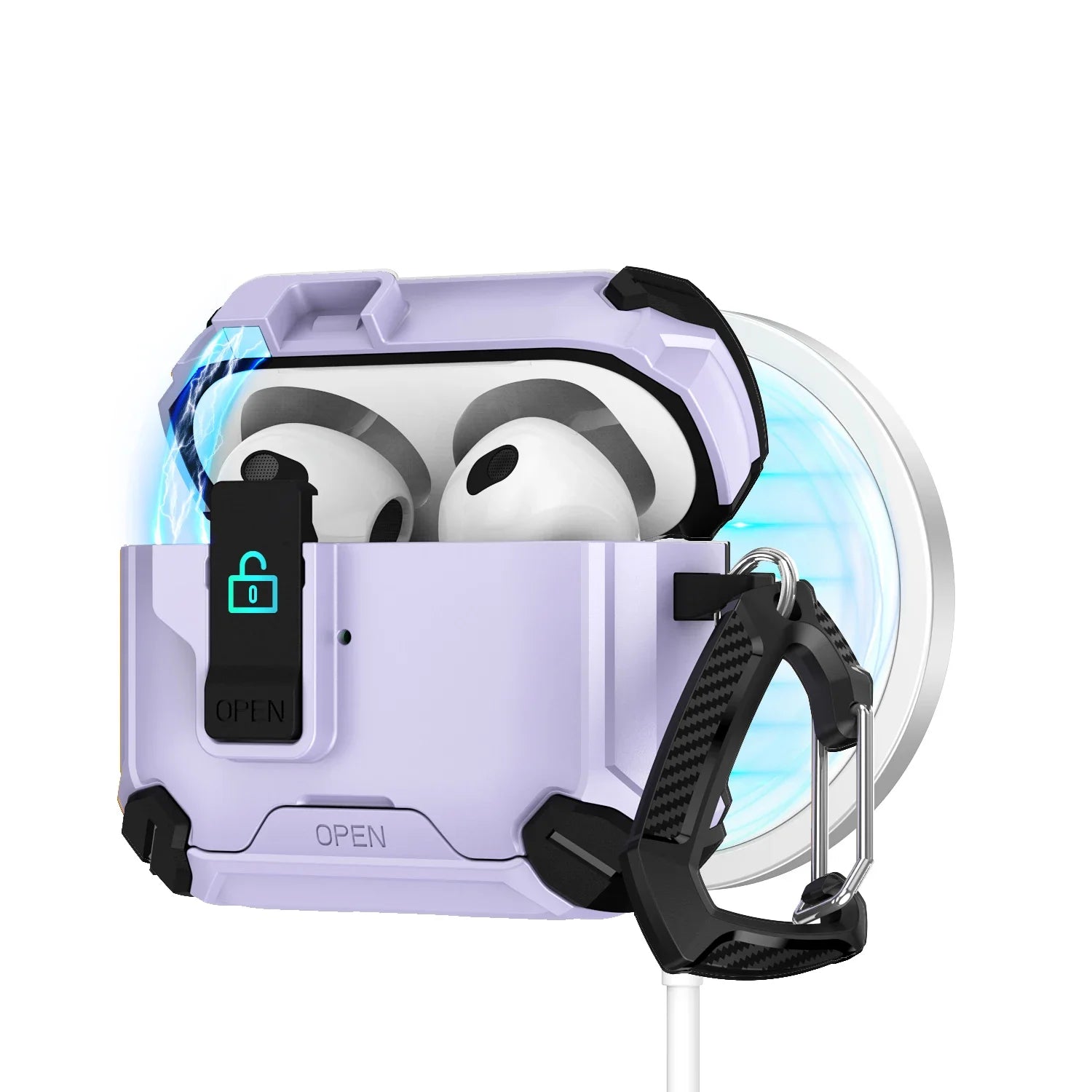 Magsafe Magnetic Wireless Charging Earphone Case for Airpods