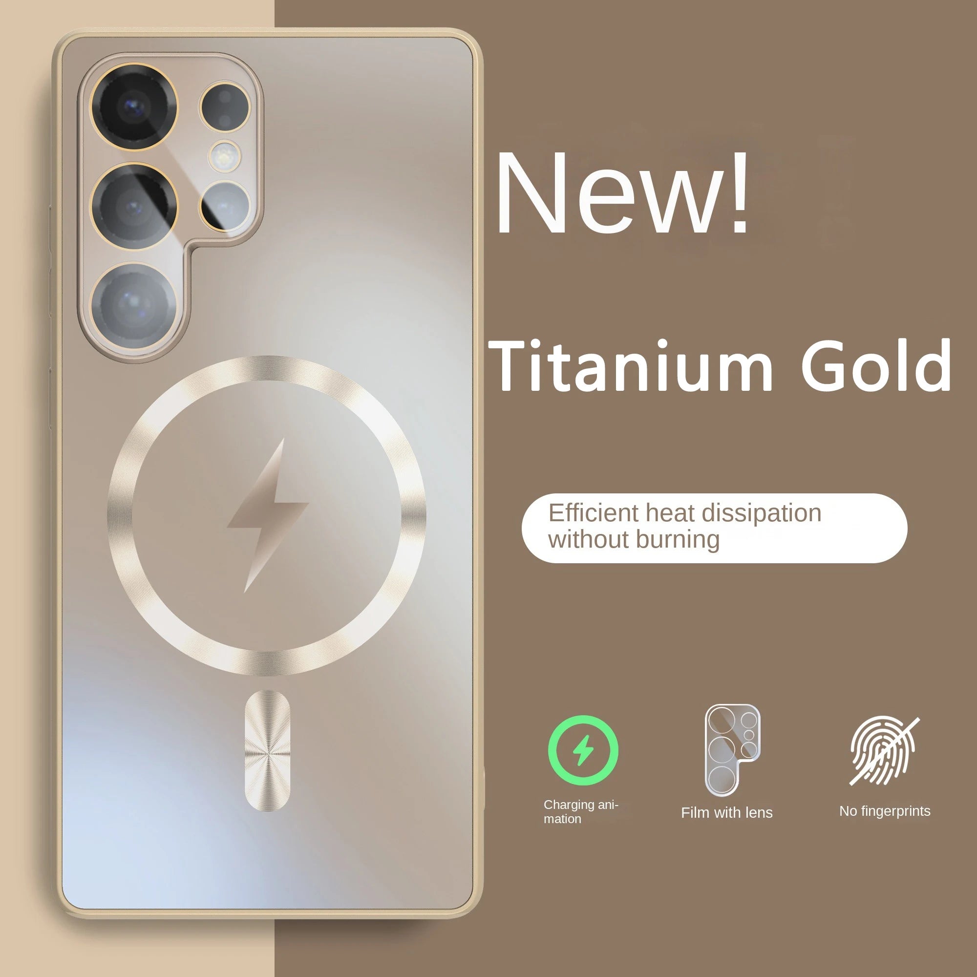 Magsafe Magnetic Ultra-thin AG Matte Case For Samsung