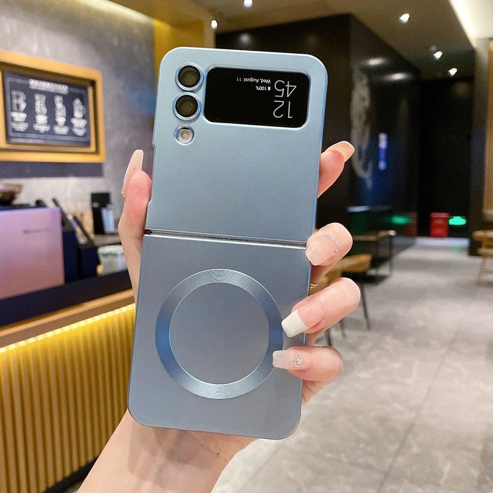 Matte Magsafe Magnetic Wireless Charging Case For Samsung