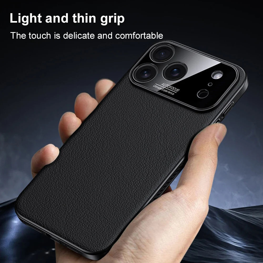 New Faux Leather Magnetic Cooling Case for iPhone