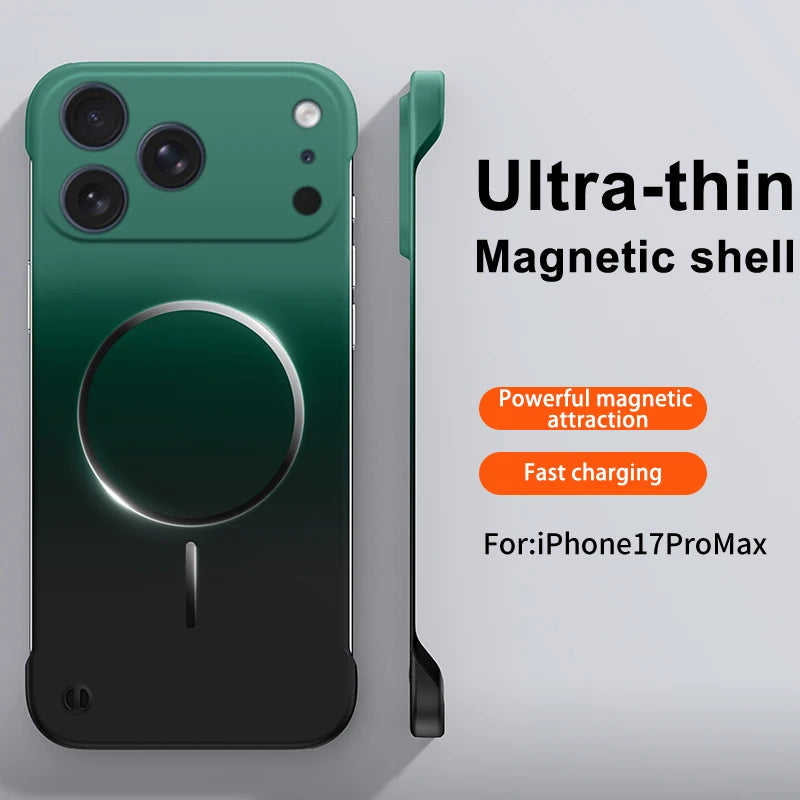 Ultra Thin Gradient Matte Frameless Hard Case For iPhone