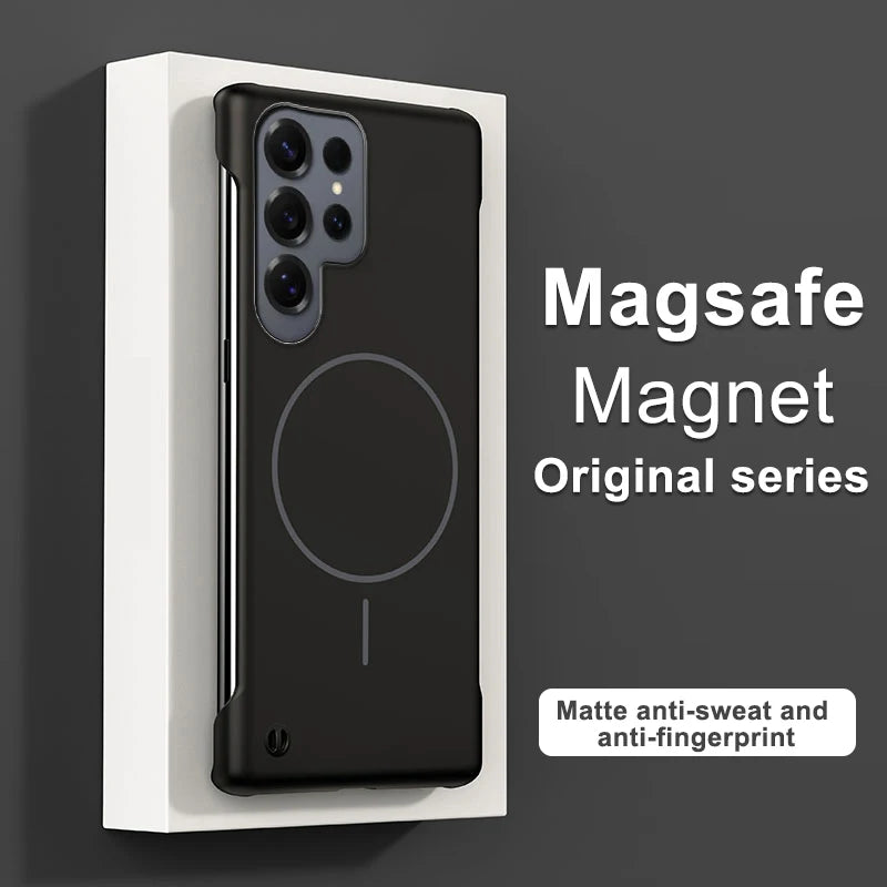 Frameless Matte Ultra Thin Magnetic Case For Samsung