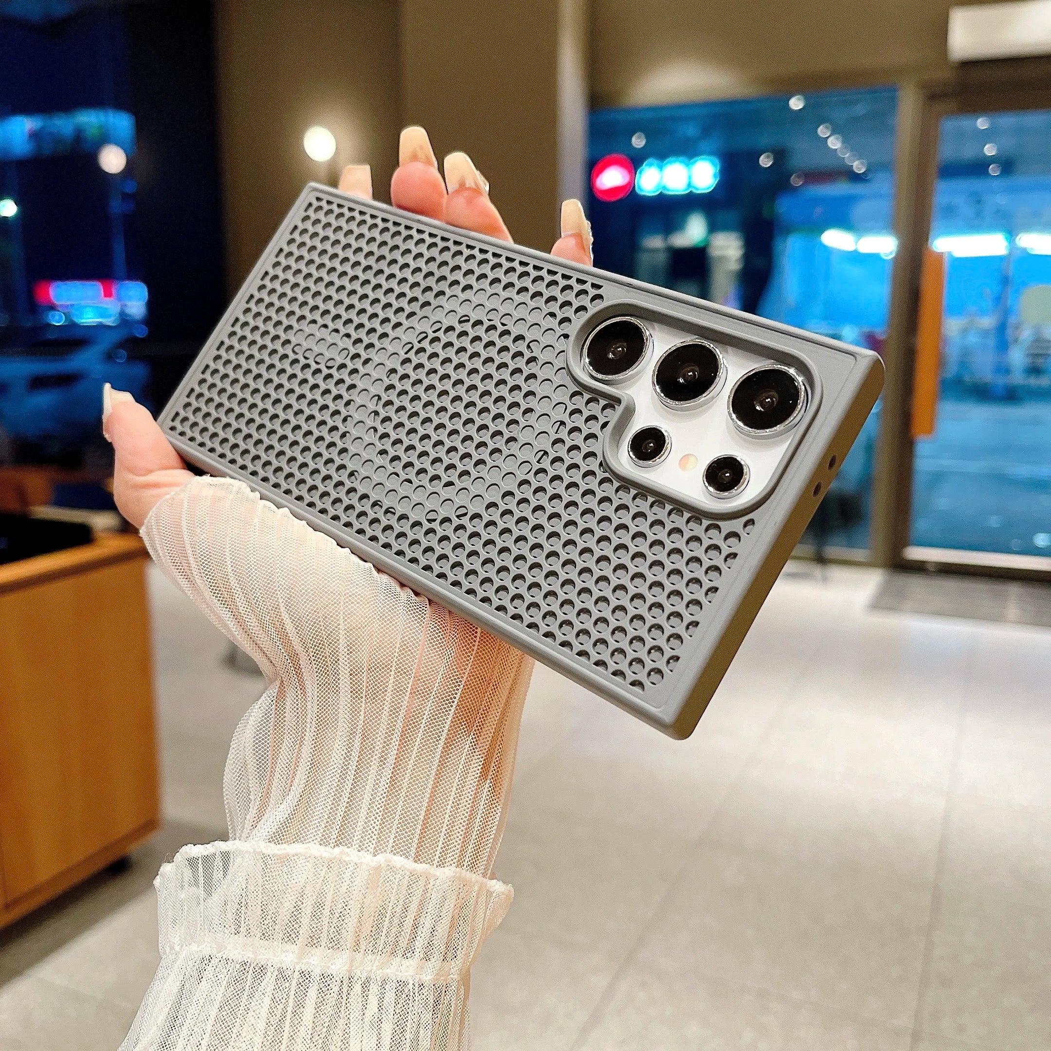 Heat Dissipation Honeycomb Magnetic Case For Samsung