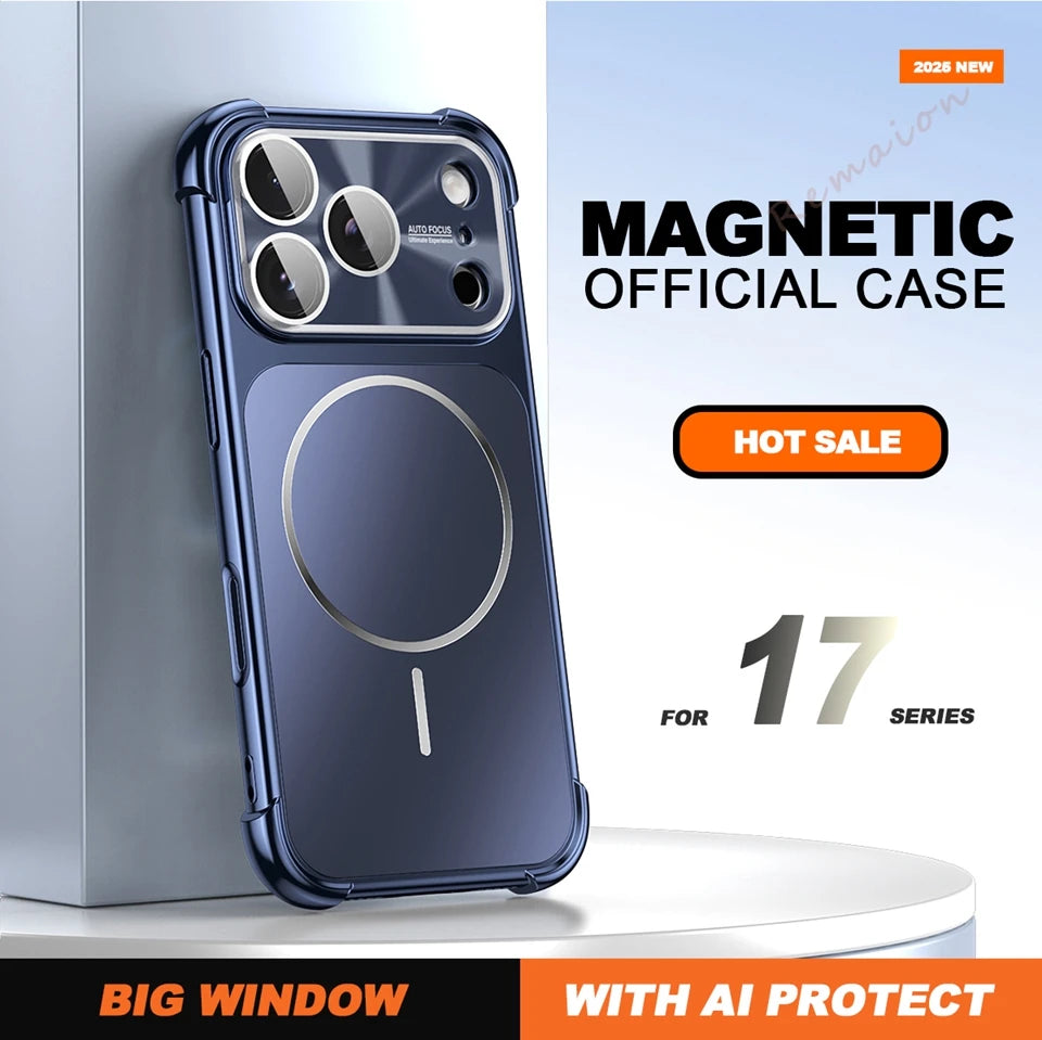 Luxury Magsafe Shockproof Magnetic Case For iPhone