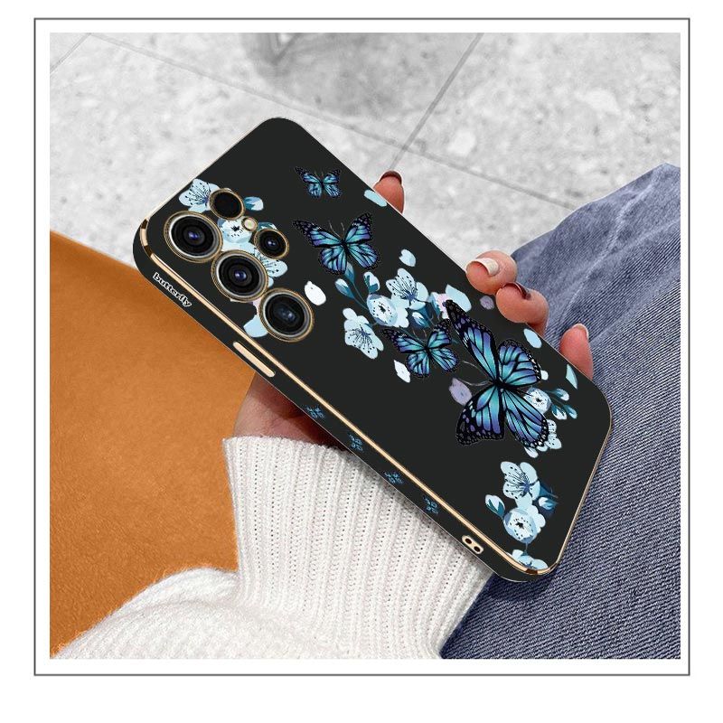 Aurora Butterfly Plating Case For Samsung