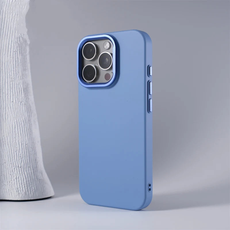 Metal Lens Magsafe Wireless Charger Case for iphone